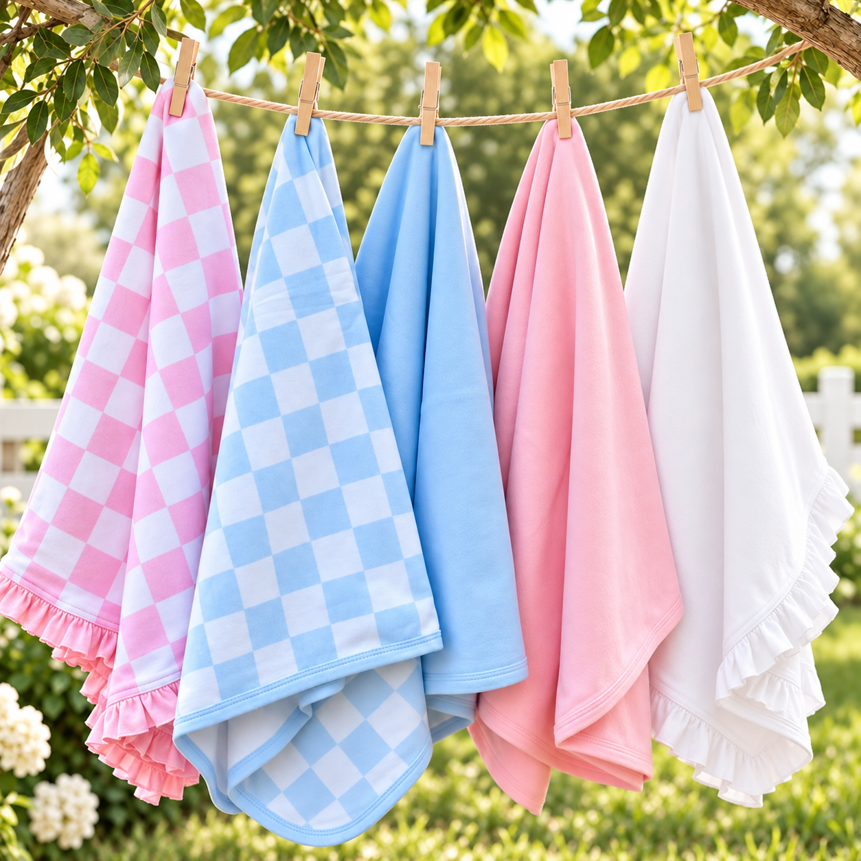 Baby Blankets 100% Cotton