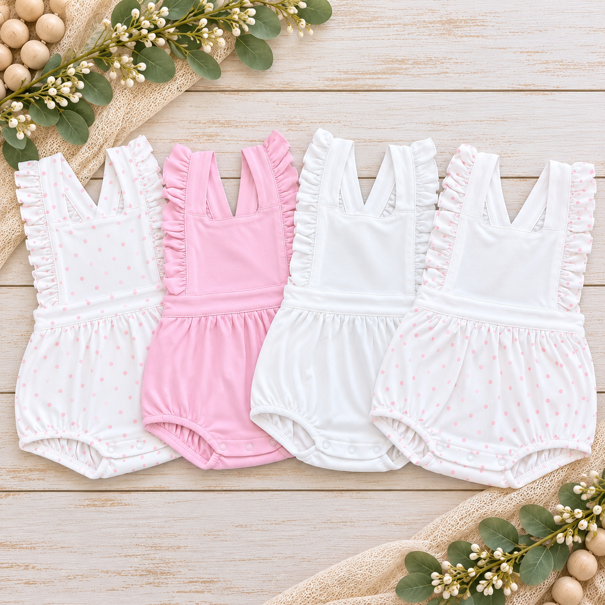 Girls Bubble Romper
