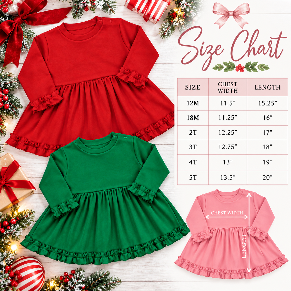 Girls Long Sleeve Dress or Long Shirt