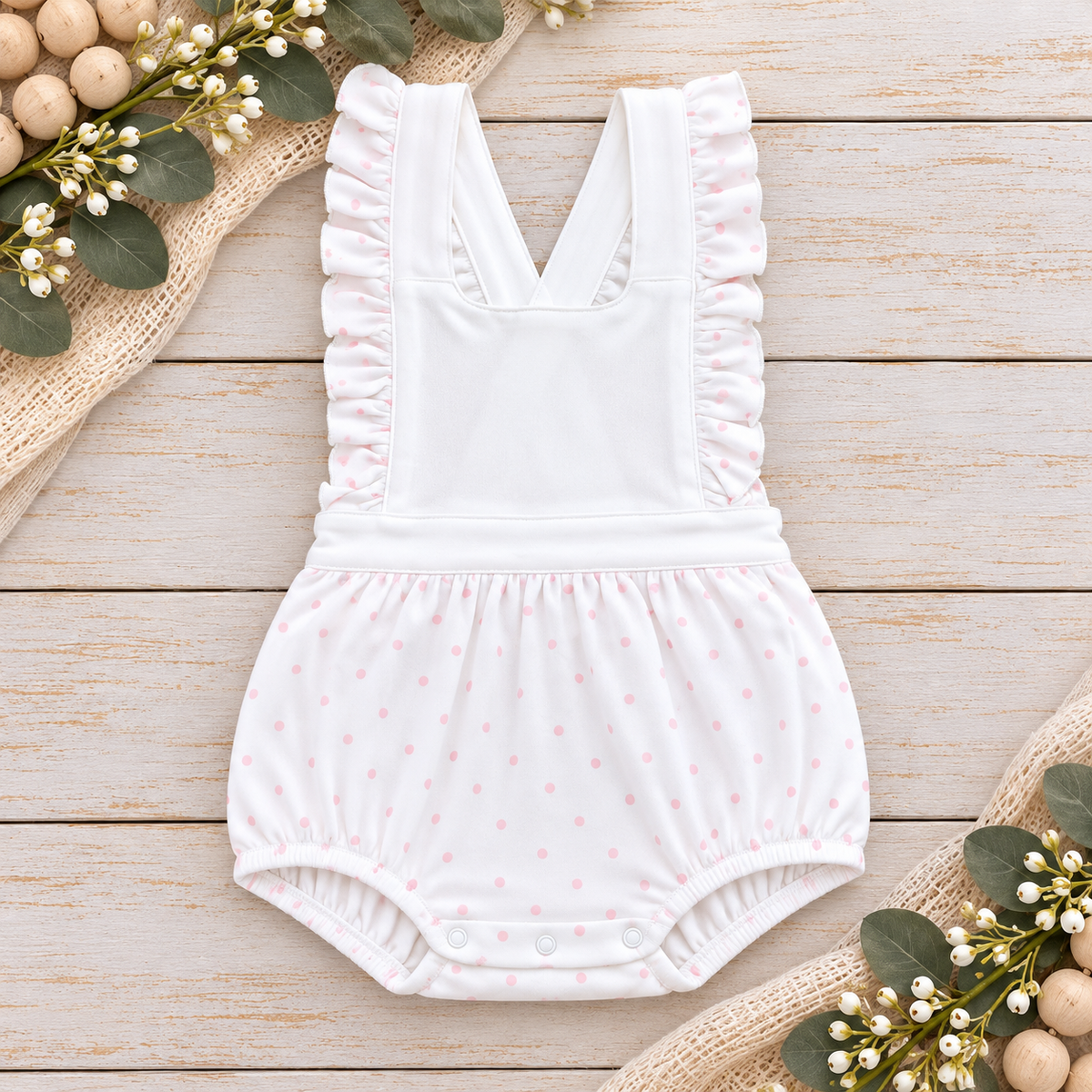 Girls Bubble Romper
