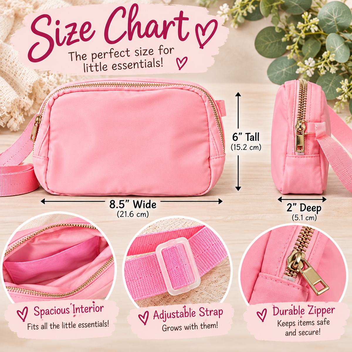 Discontinued Clearance Youth Sling Bag - Fanny Pack - Little Blanks