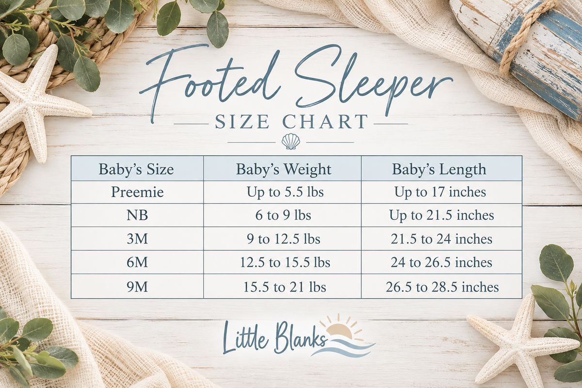 Striped FOOTIE - Little Blanks