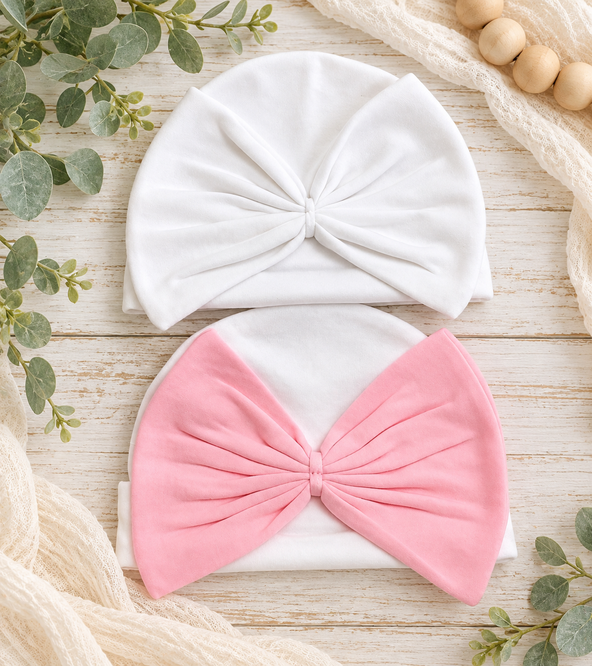 Big Bow Beanie Hats