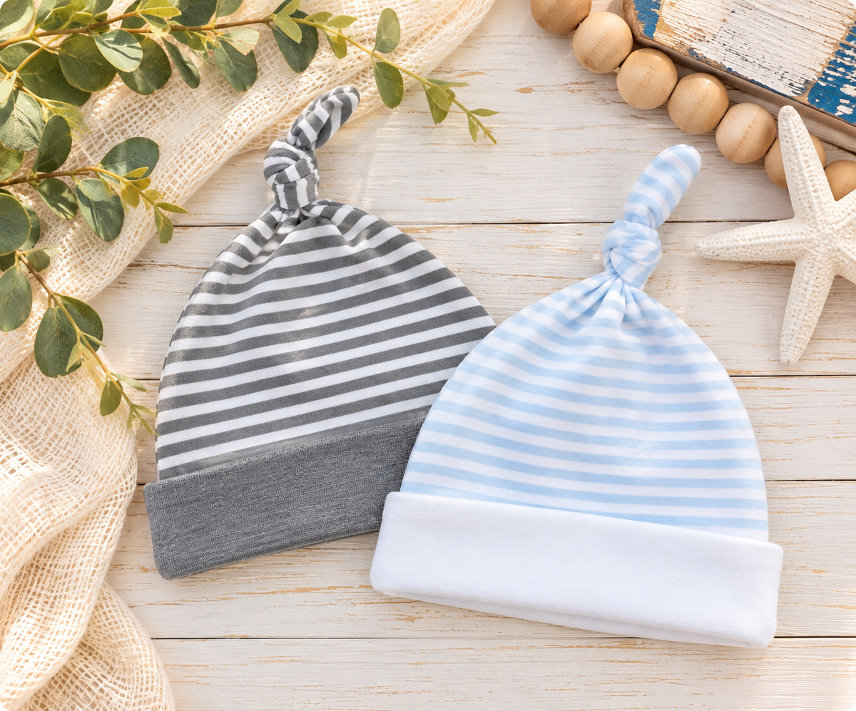 Striped FOOTIE - Little Blanks