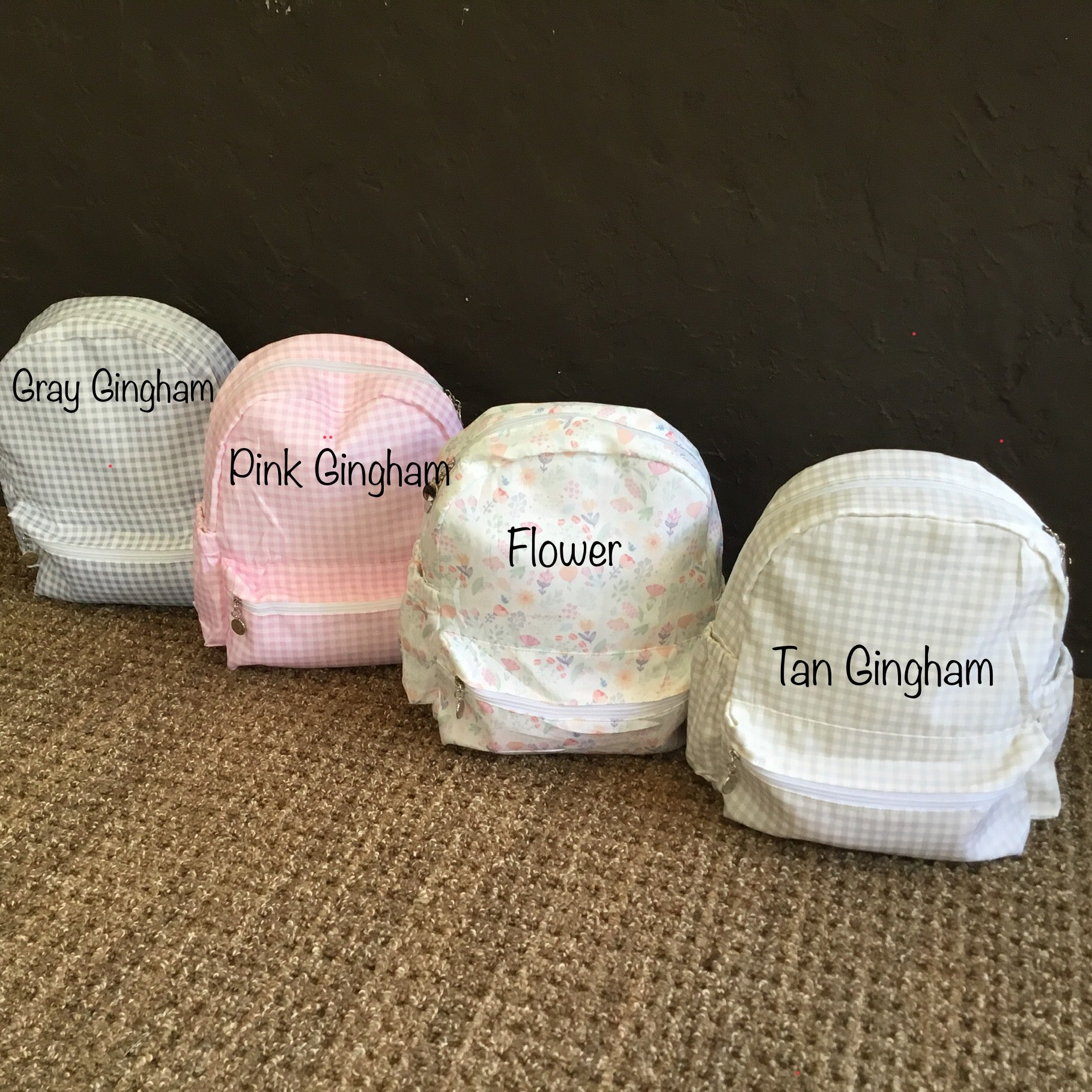 blank cotton mini backpack Backpack NEW SIZE & NEW STYLES -