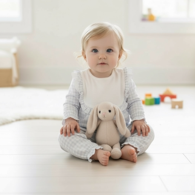 Easter Baskets Plaid and Easter Print
