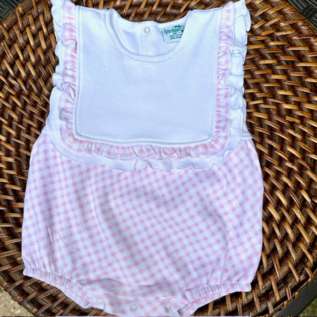 Boutique Style Ruffle Bib Bubble Romper - Little Blanks