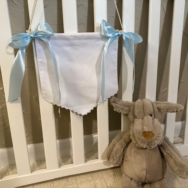 Baby Girl &amp; Boy Banner with Bows - Little Blanks