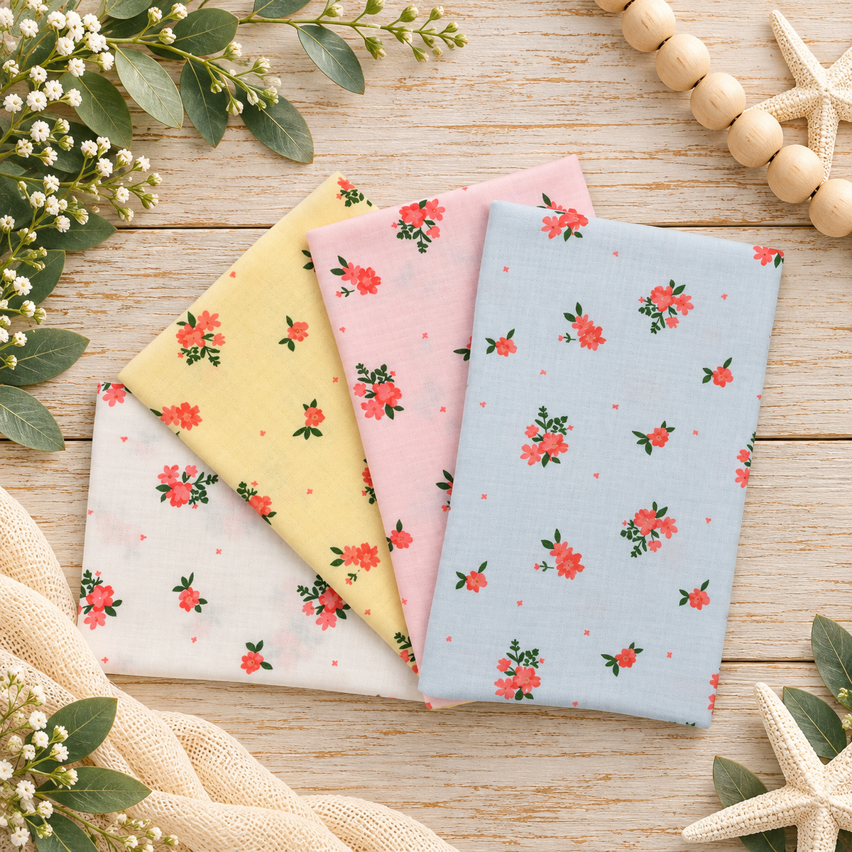 Little Prints Floral Fat Quarters - Little Blanks