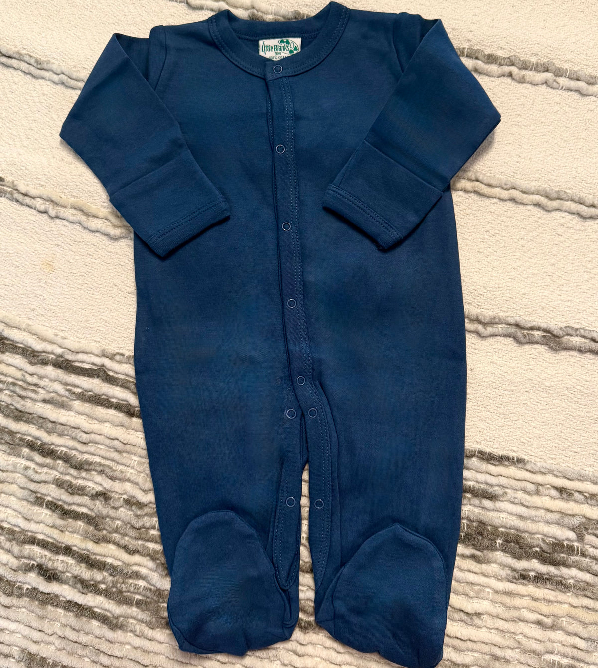 Clearance Discontinued Boy Footie - Little Blanks