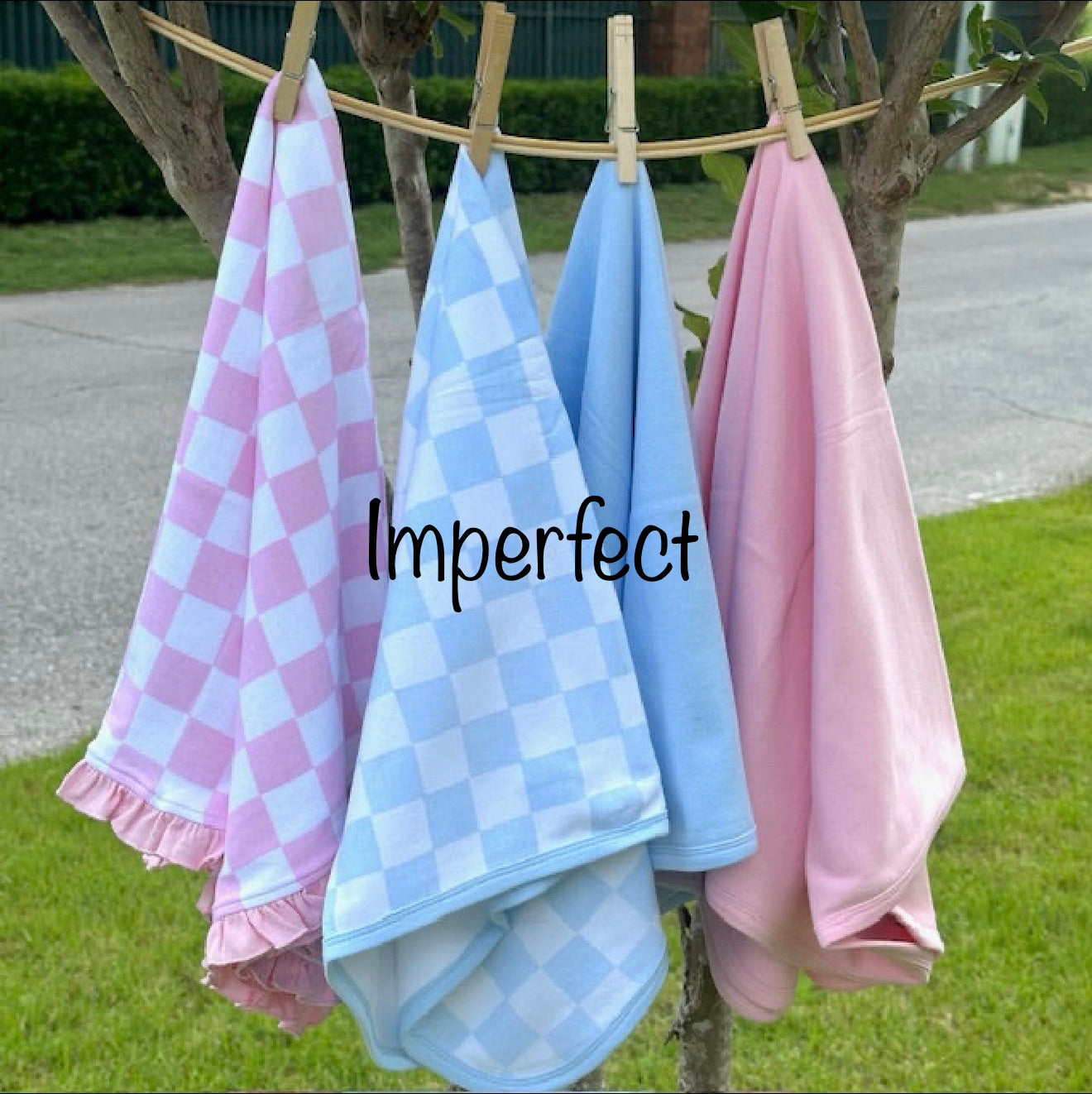 Imperfect Baby Blankets 100% Cotton - Little Blanks