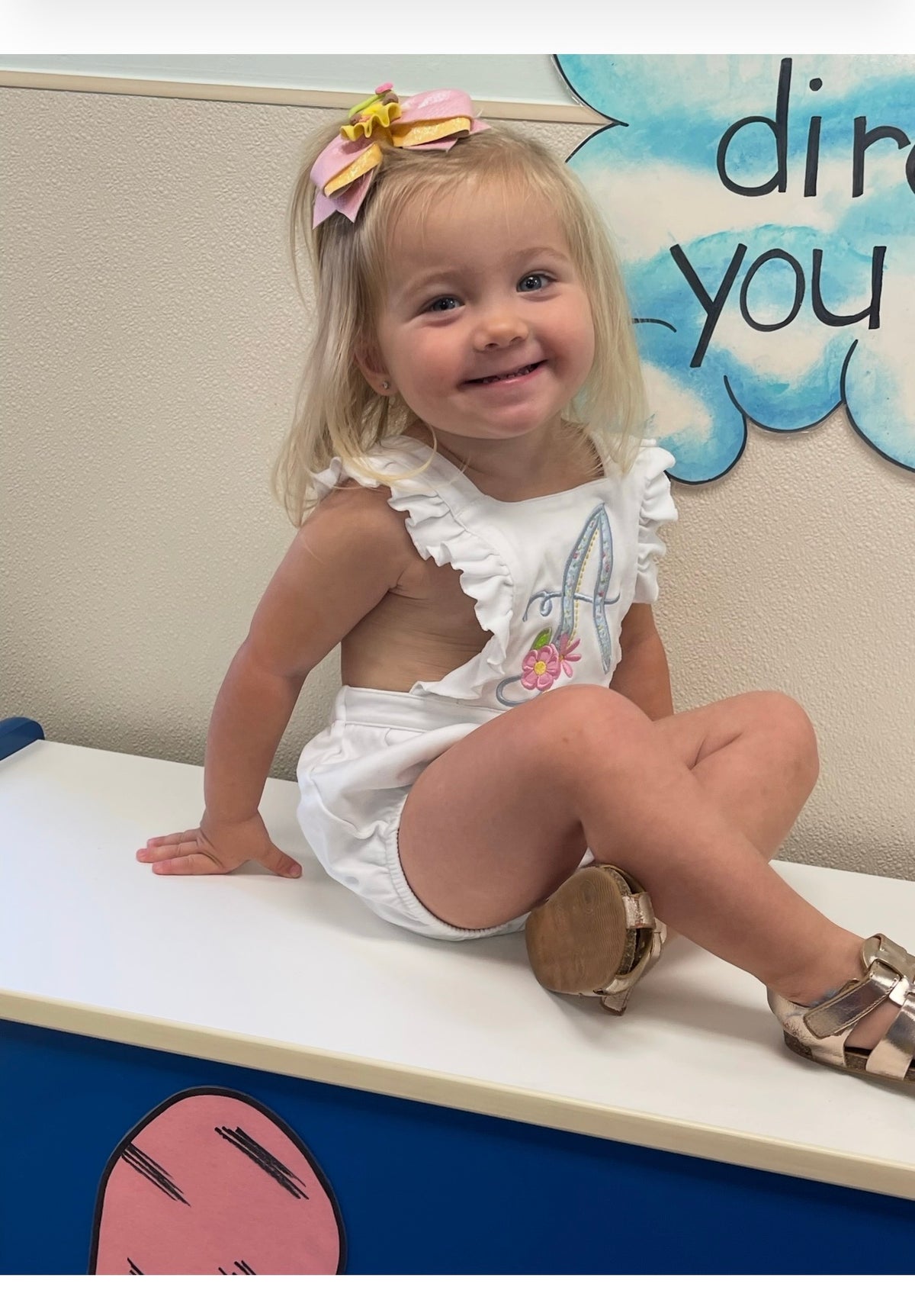 Girls Bubble Romper