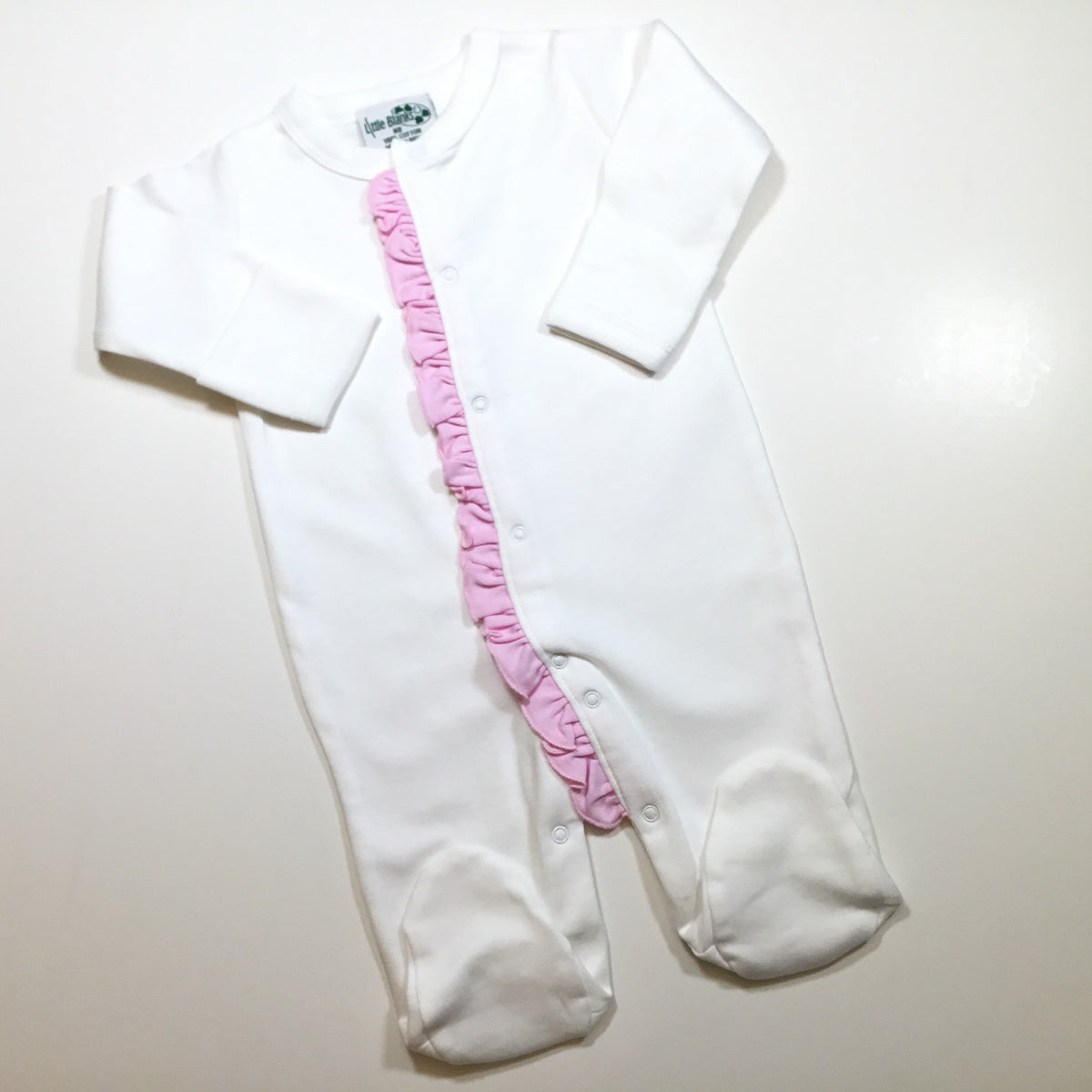 Discontinued Clearance Girls Footie with &amp; without Matching Burp Cloth &amp; Beanie Hat