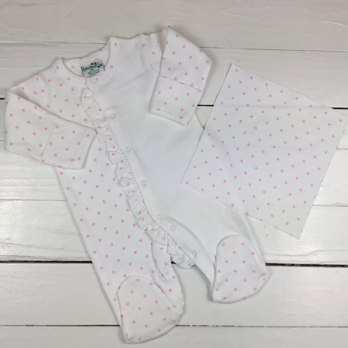 Girls Pink &amp; Purple Floral Splitz! with Applique Swatch - Little Blanks