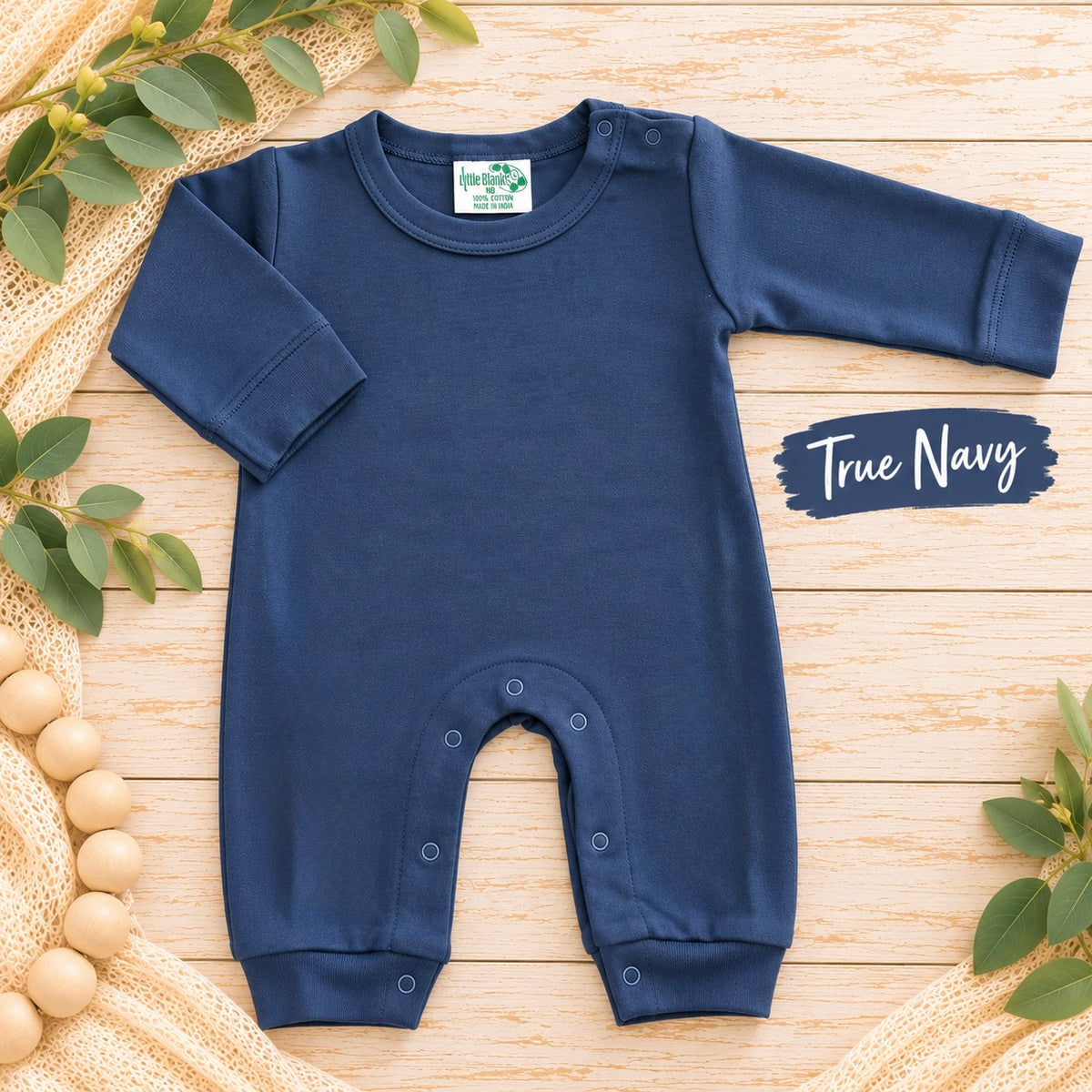 Baby Boy Long Sleeve ROMPER Solids &amp; Stripes