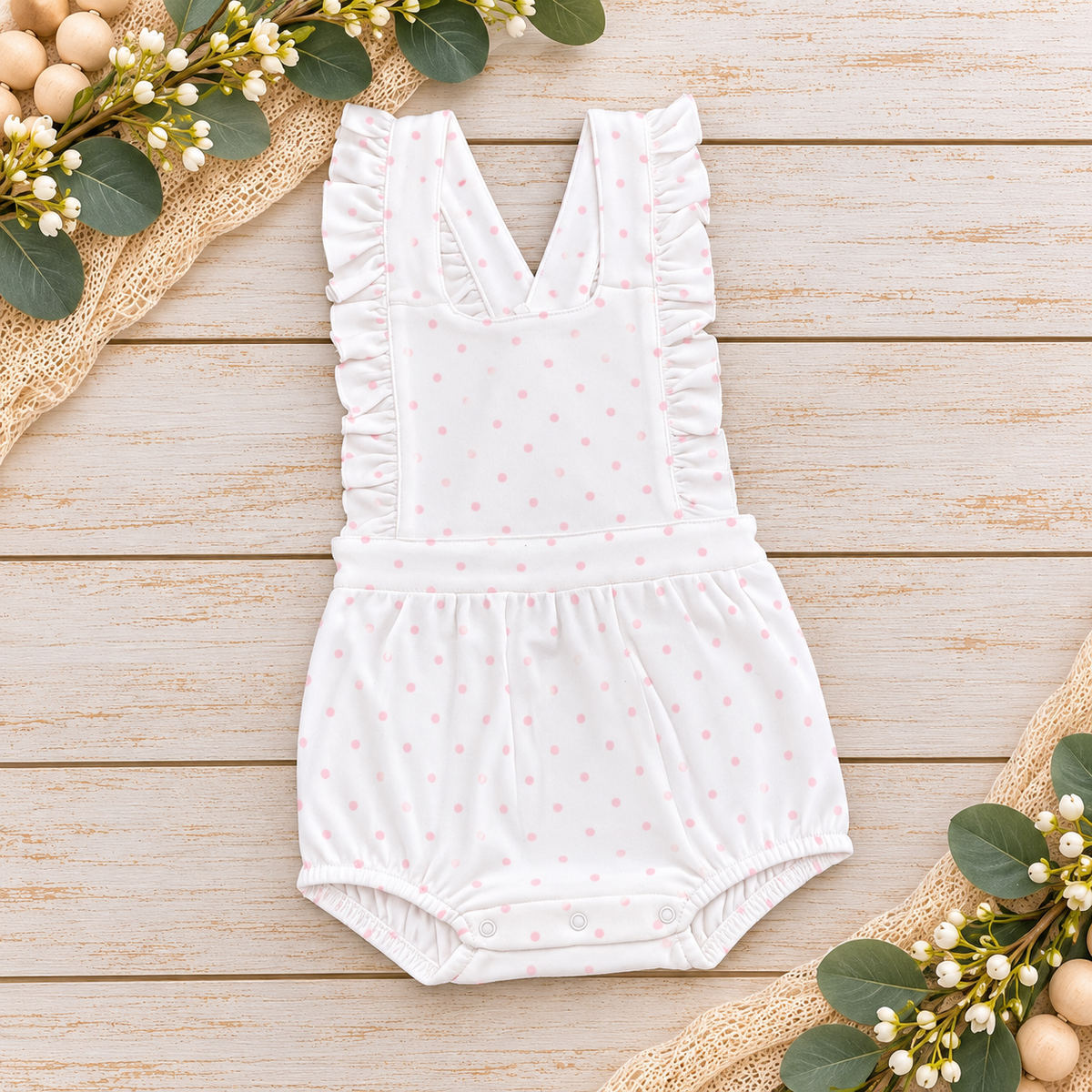 Girls Bubble Romper
