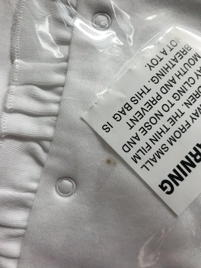 CLEARANCE- Imperfect Girls Infant Footie Sleepers with Ruffle - Little Blanks, LLC