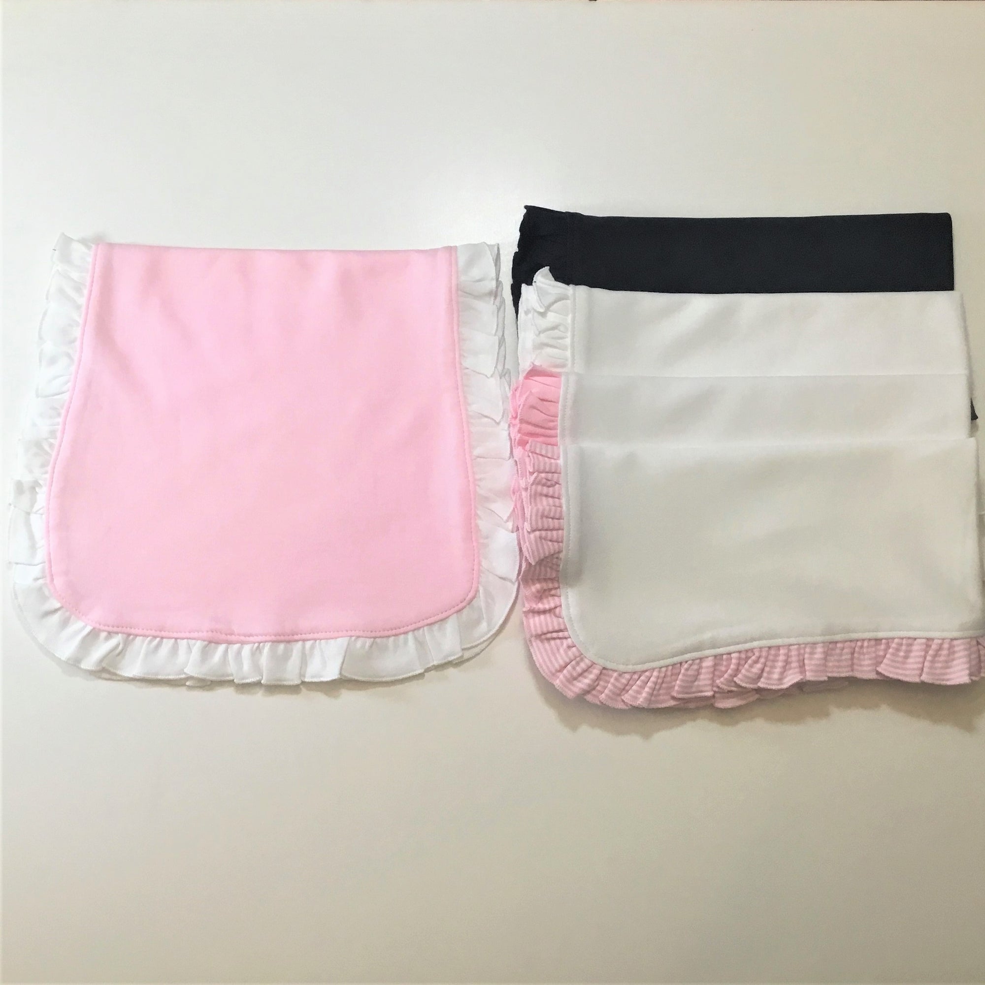 Large Blank Burp Cloths - Girls - Little Blanks, LLC