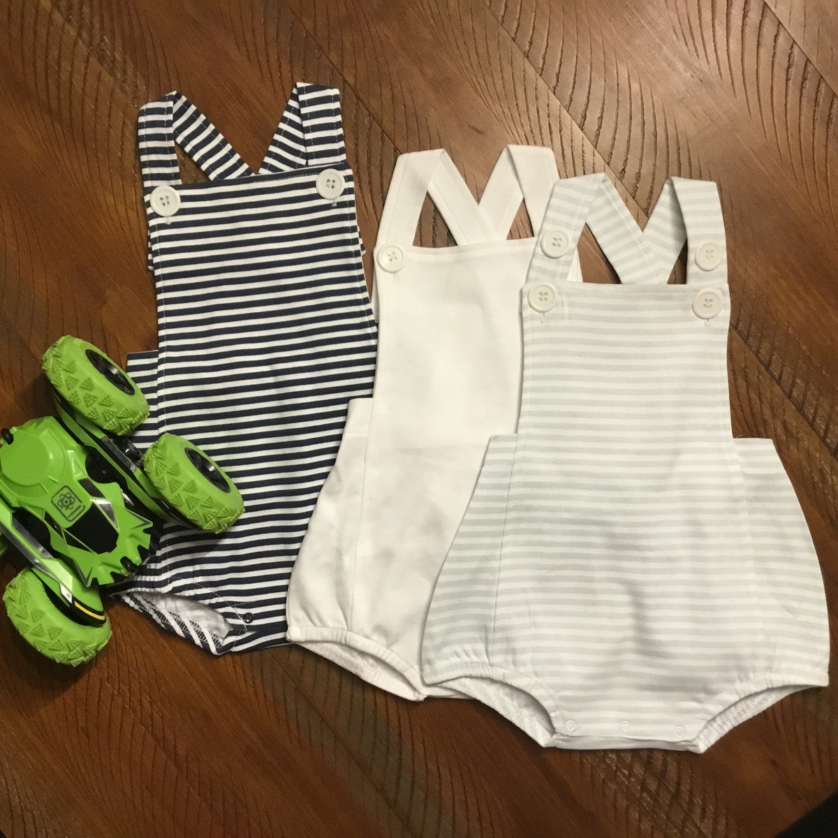 Boys Bubble Romper - New Arrival - Little Blanks