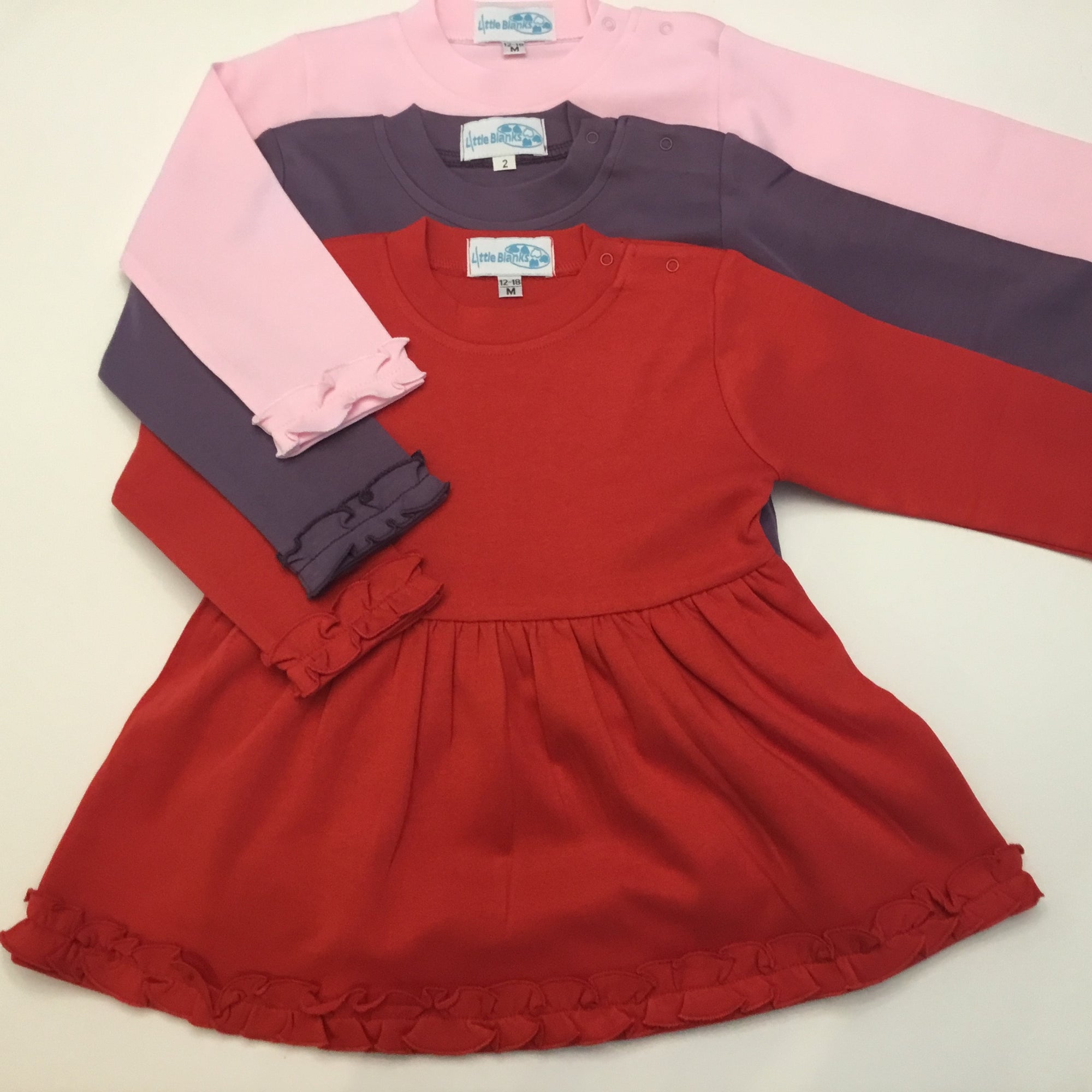 Girls Bubble Long Sleeve Shirt - Little Blanks, LLC