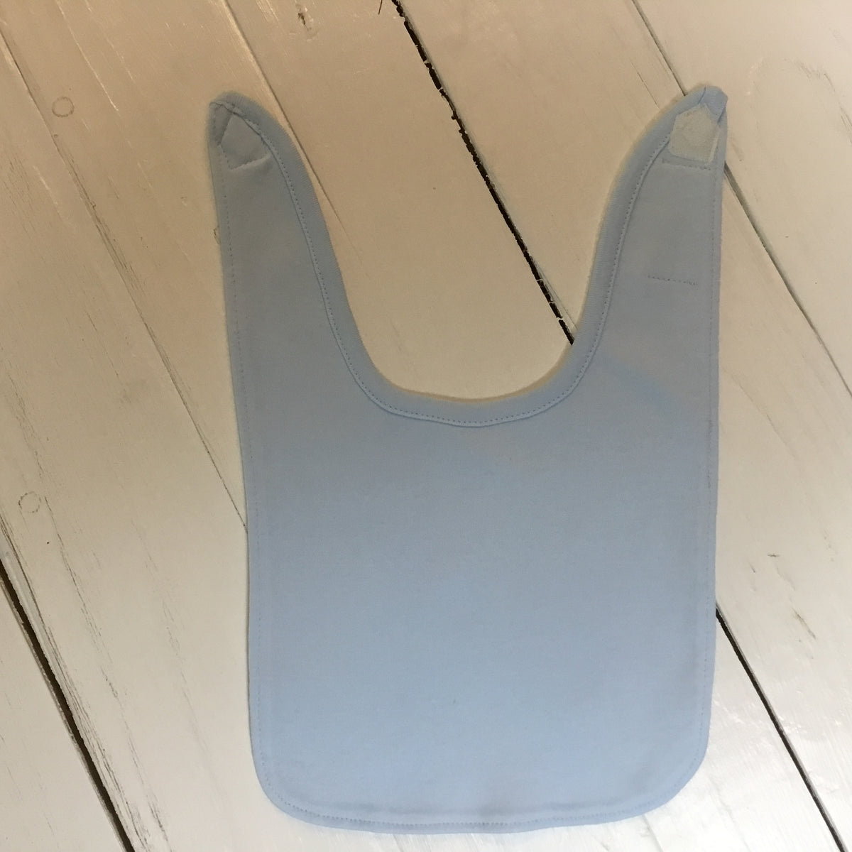 Solid Color Plain Bibs - Each - Unisex NEW COLOR BABY BLUE! - Little Blanks