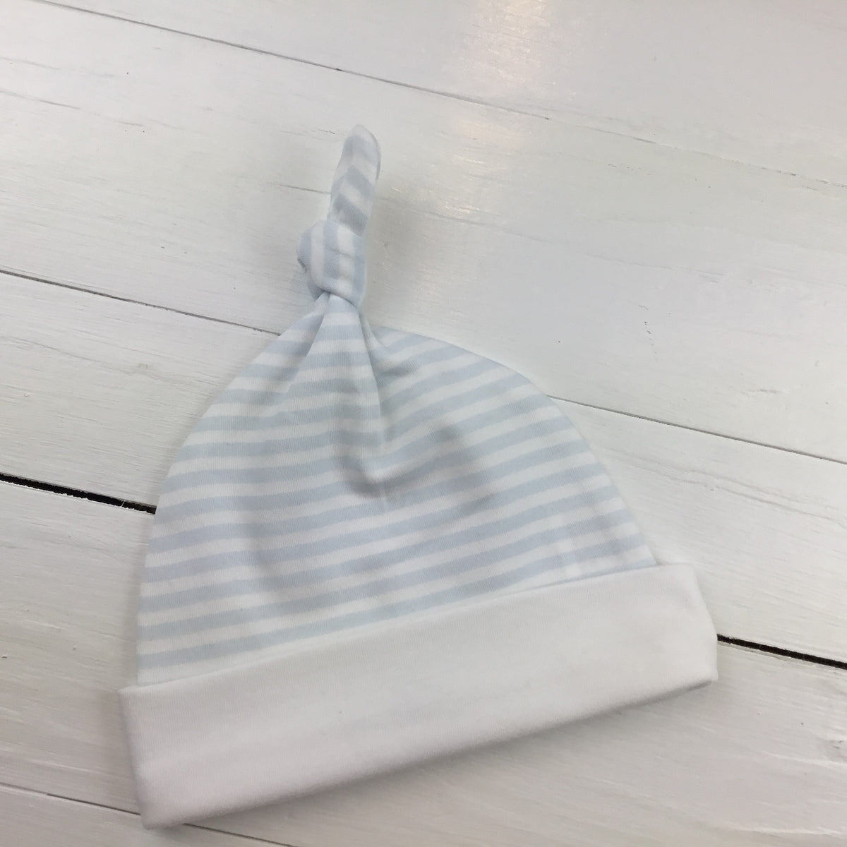 Solid &amp; Striped Color Knotted Beanie Hats - Unisex - Little Blanks