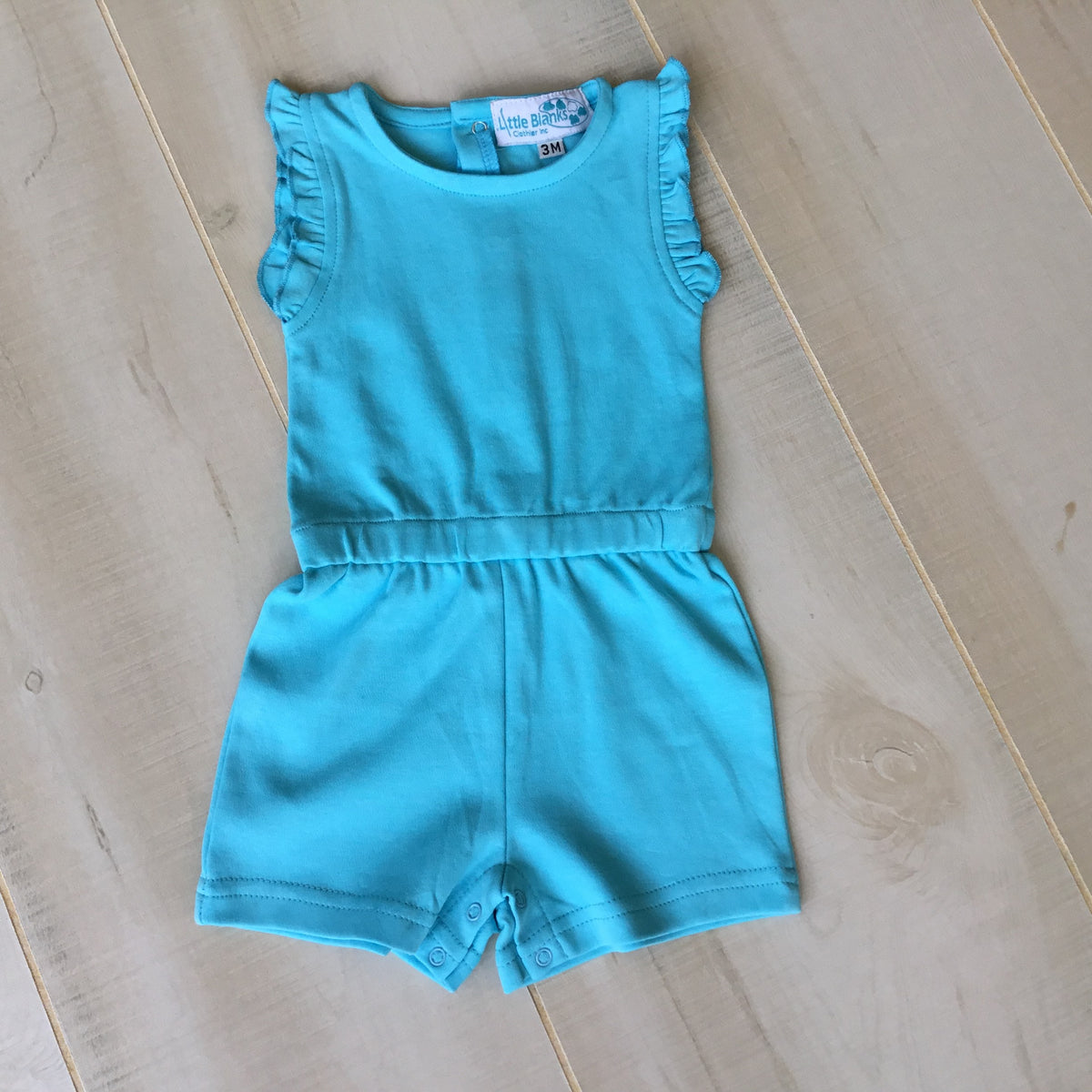 Girl&#39;s Sleeveless Short Romper - Little Blanks, LLC