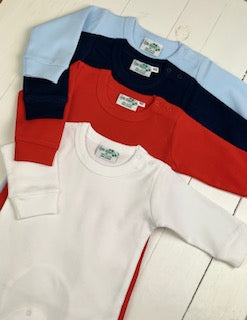 Baby Boy Long Sleeve Romper - Little Blanks