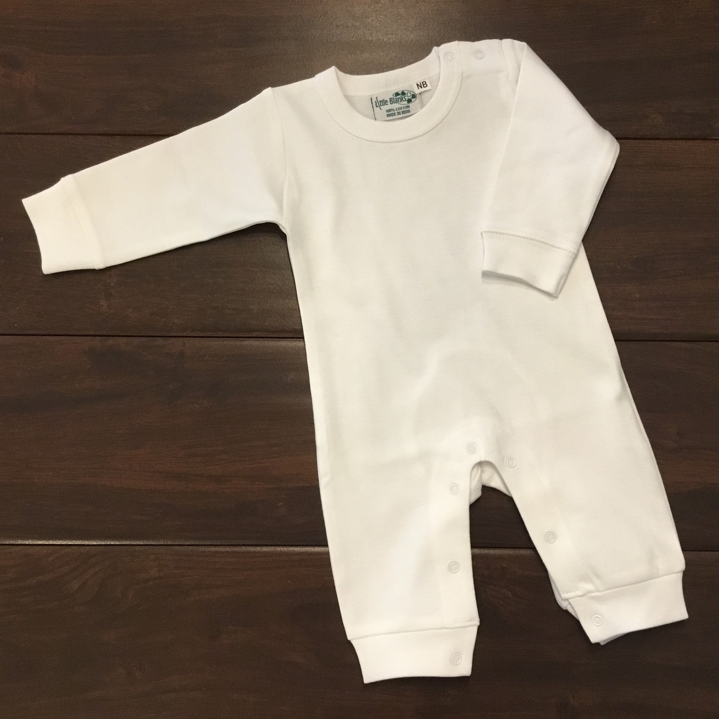 Baby Boy Long Sleeve ROMPER Solids Stripes - Main Image