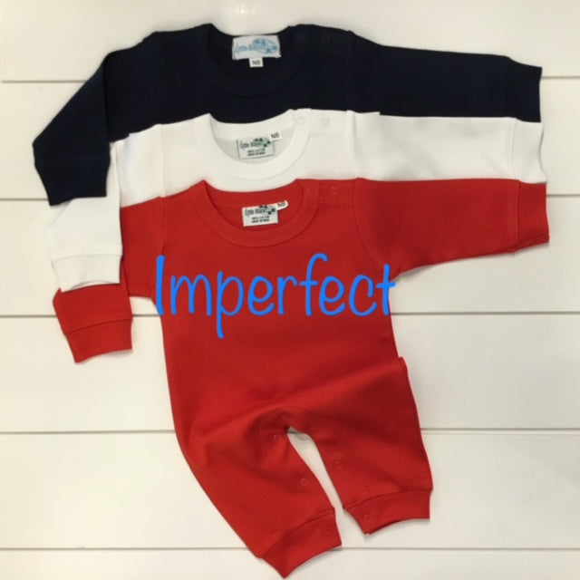 Clearance Irregular Baby Boy Long Sleeve Romper - Little Blanks
