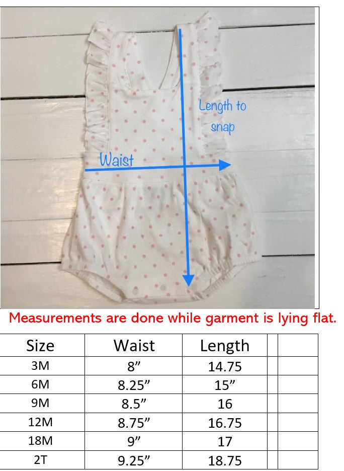 Girls Bubble Romper - Little Blanks