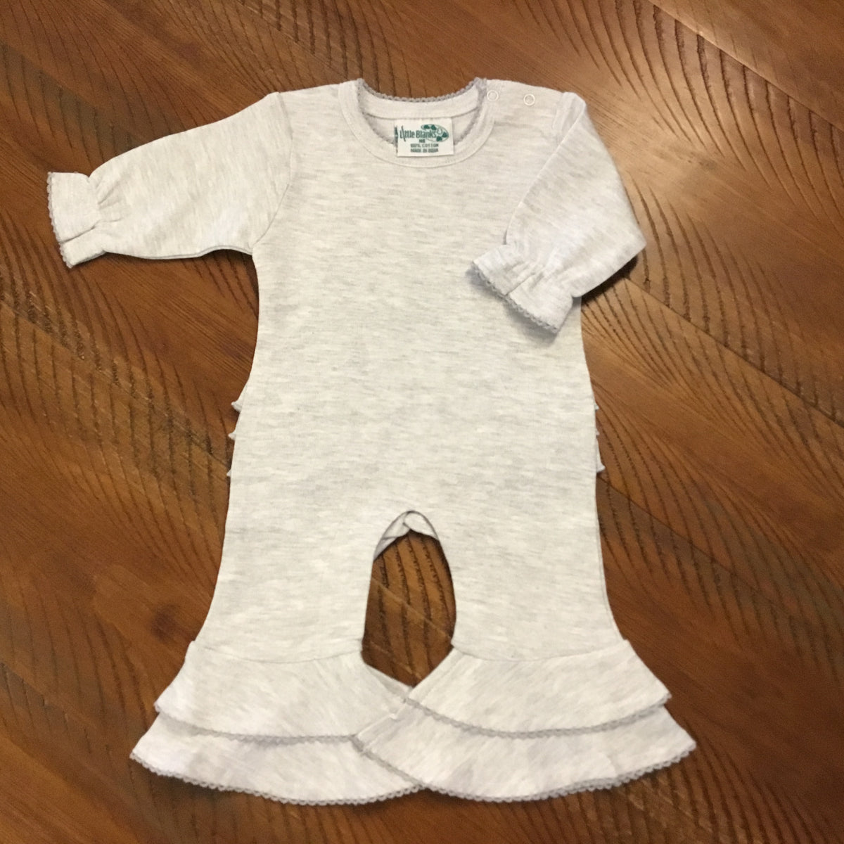 Baby Girl Sleeved Romper - Little Blanks