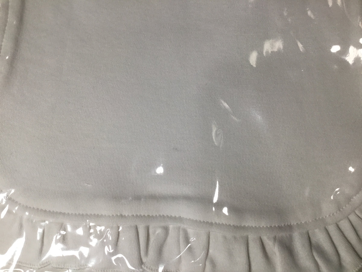 CLEARANCE- Imperfect Girls Ruffle Bibs - Set of Five (5)  Please Read description - Little Blanks, LLC