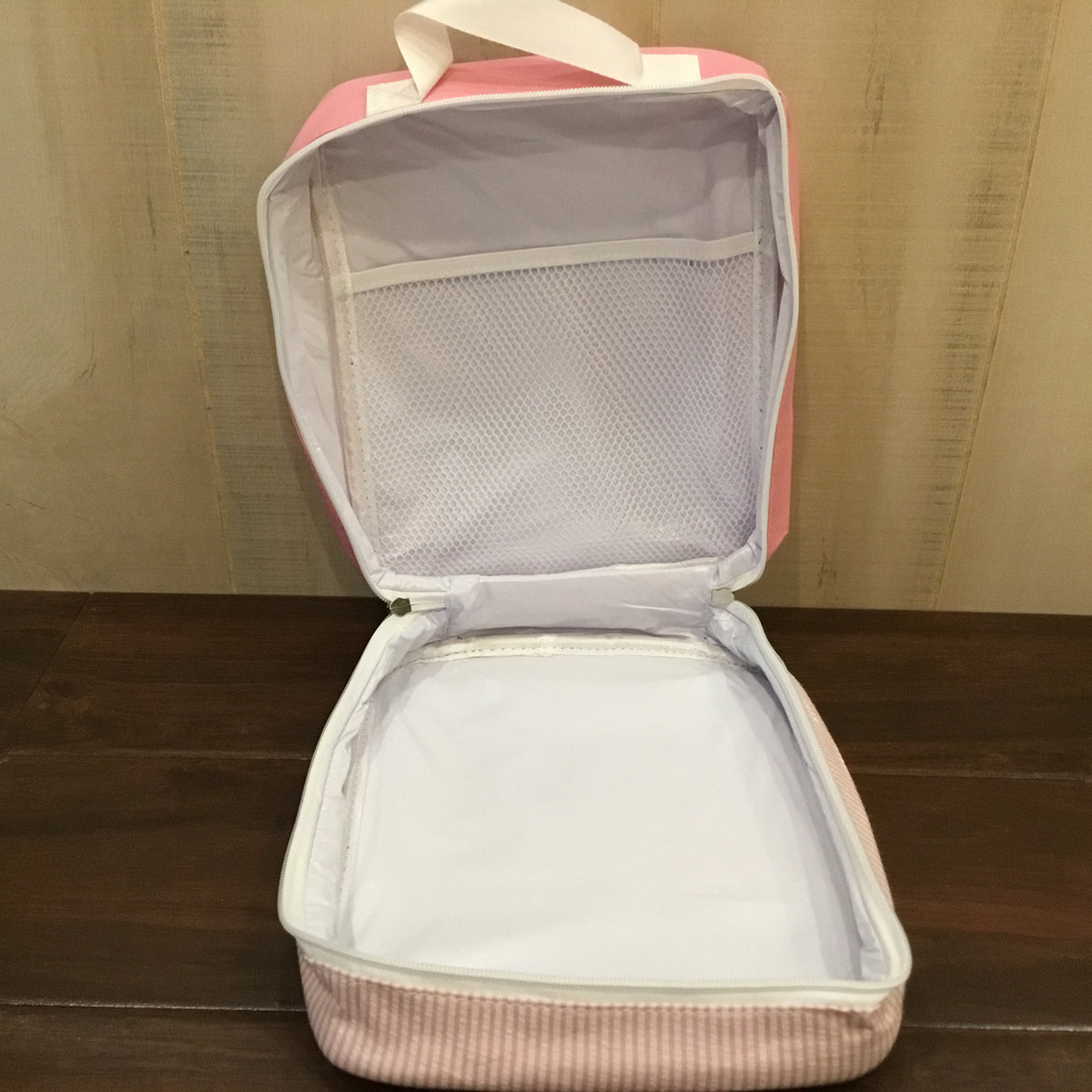 Seersucker Insulated Lunch Box-Tote - Little Blanks, LLC