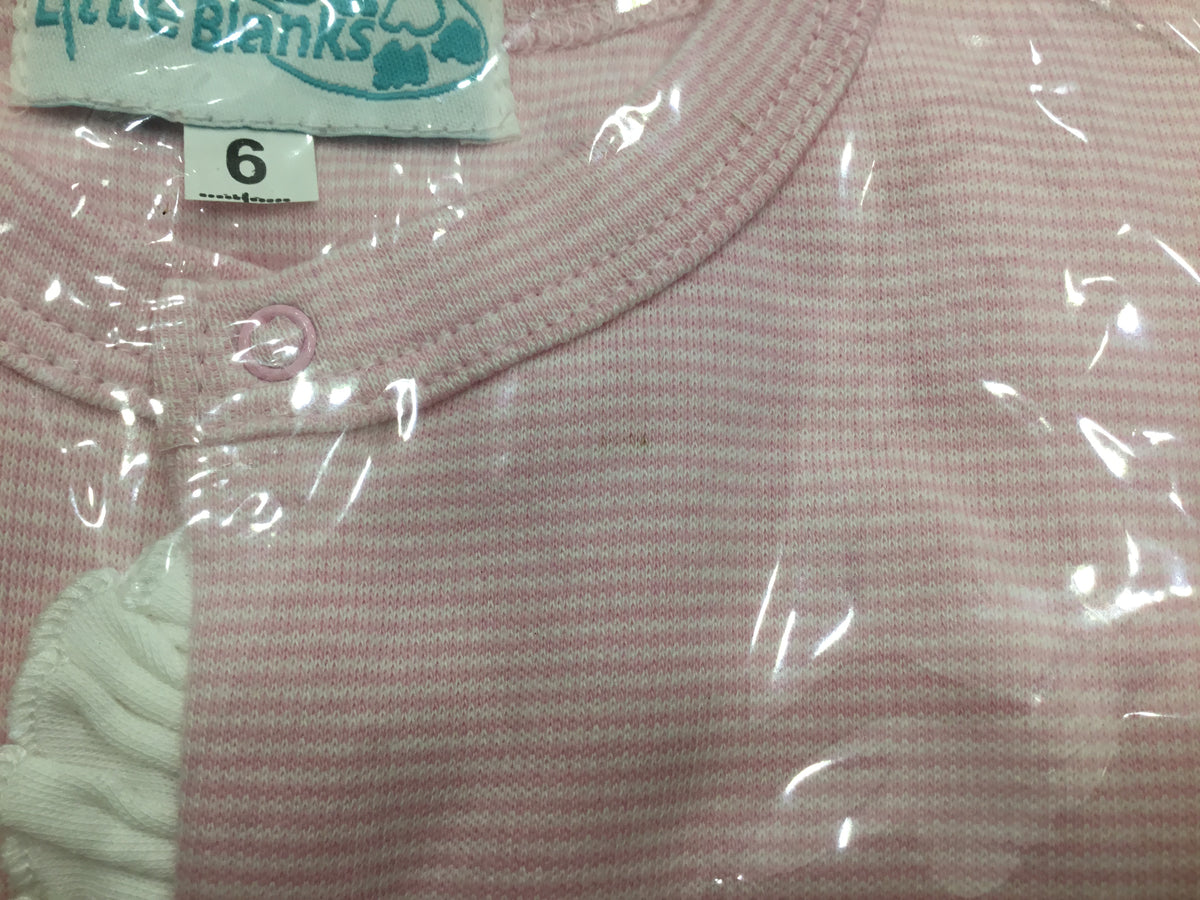 CLEARANCE- Imperfect Girls Infant Footie Sleepers with Ruffle &amp; Spliz Footies - Little Blanks