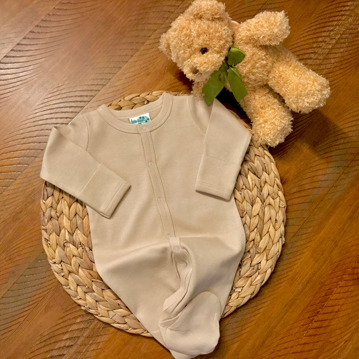 Solid Color Footie - Little Blanks