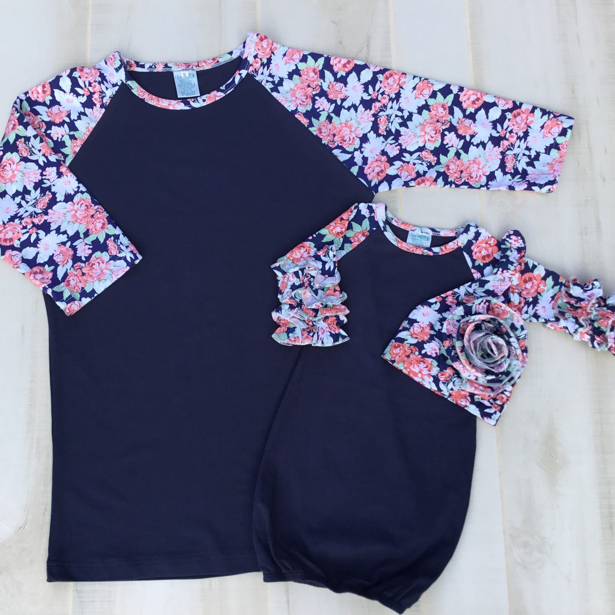 Mom matching - Women&#39;s Raglan Shirt - Little Blanks, LLC