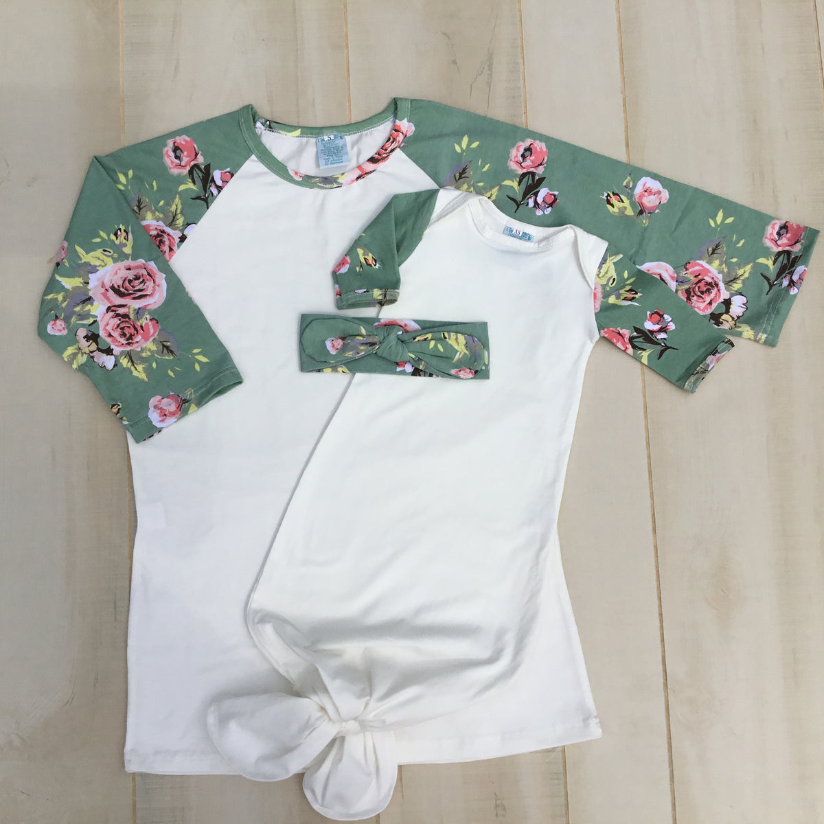 Mom matching - Women&#39;s Raglan Shirt - Little Blanks, LLC