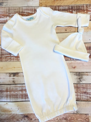 Rainbow Baby Bamboo Knotted Baby Gown Newborn Baby Gift Set - Naturally On  Main
