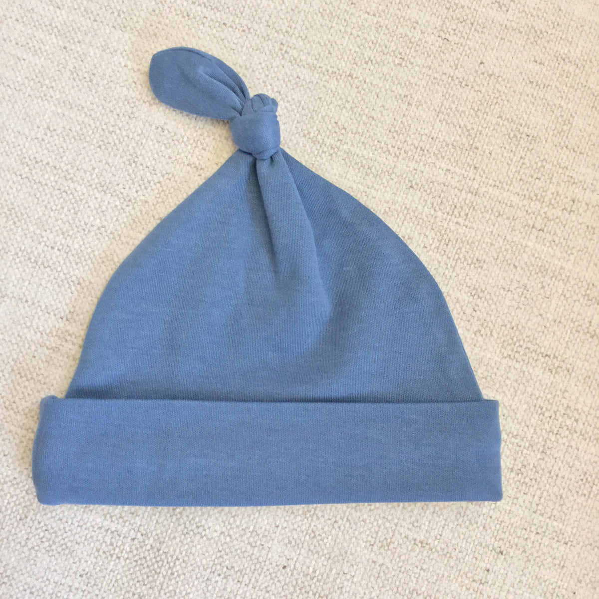 Solid Color Knotted Beanie Hats - Unisex - Little Blanks, LLC