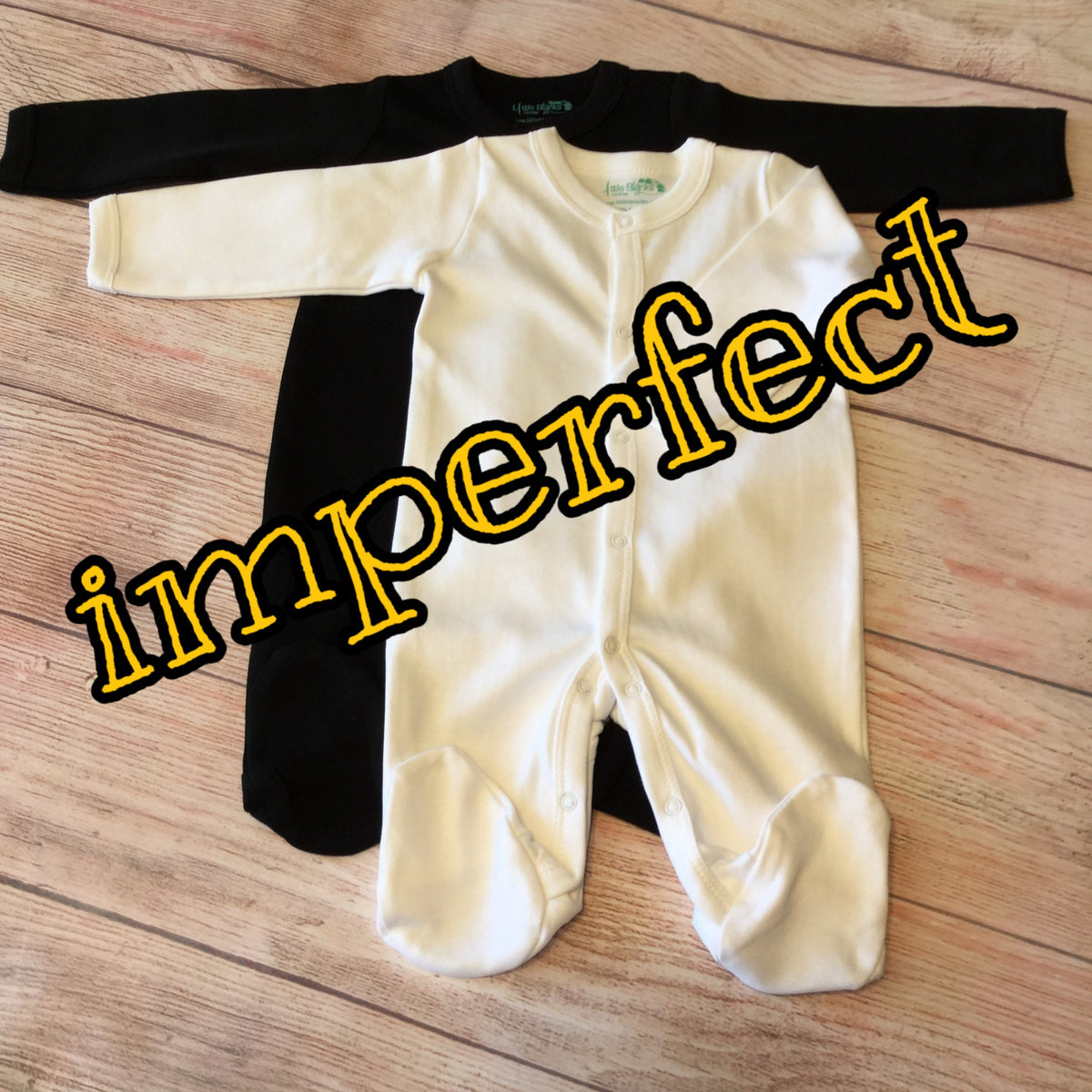 CLEARANCE- Imperfect Solid Color Footies -Unisex - Little Blanks, LLC