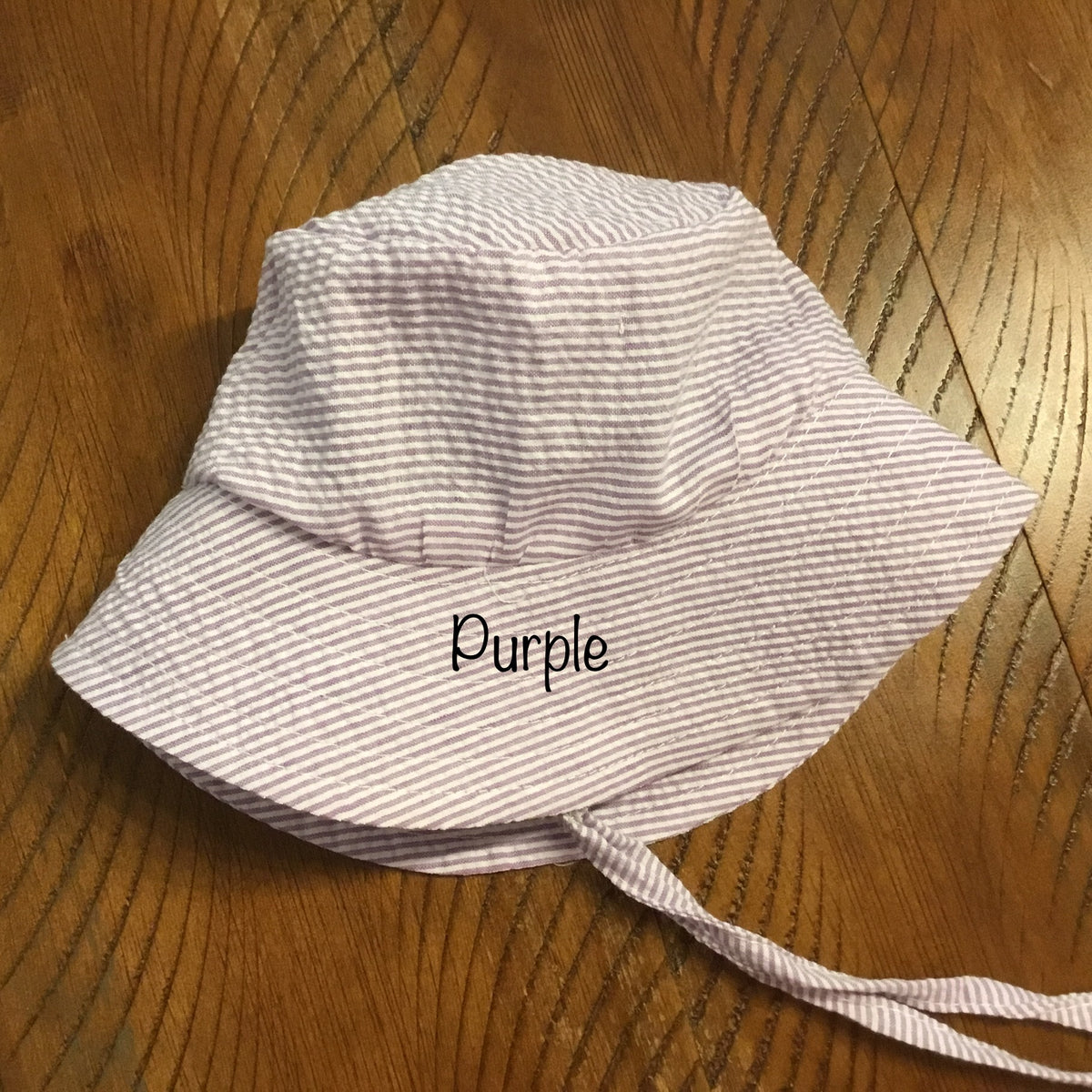 Seersucker Bucket Sun Hats - New Arrivals - Little Blanks