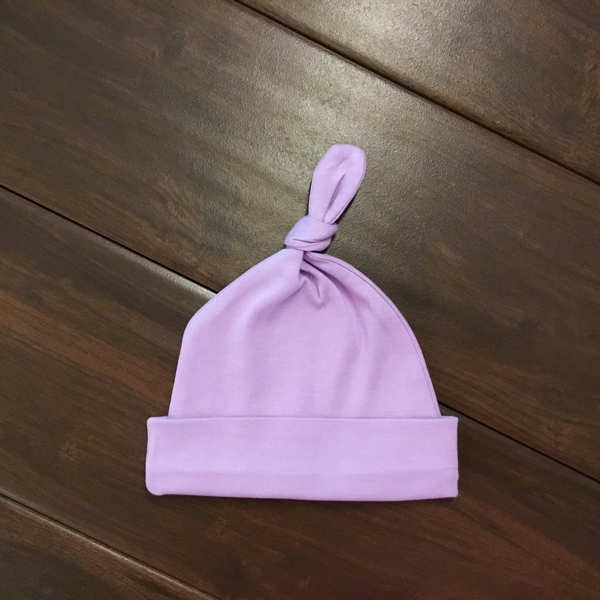 Solid Color Knotted Beanie Hats - Unisex - Little Blanks, LLC