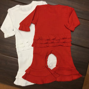 Infant Red/Black Louisville Cardinals Raglan Romper - Yahoo Shopping