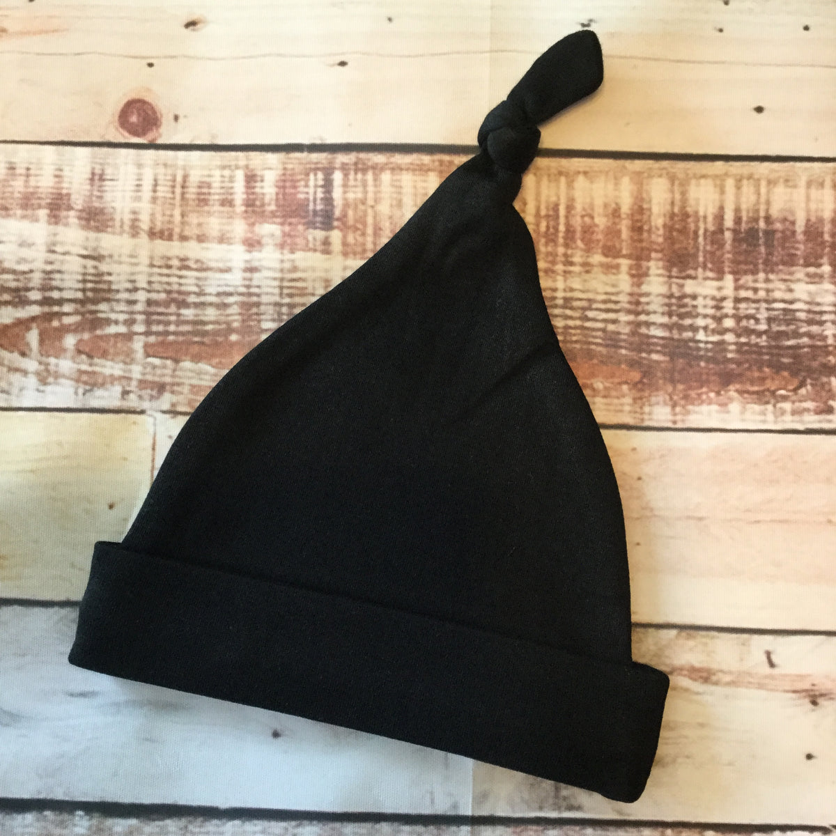 Solid Color Knotted Beanie Hats - Unisex - Little Blanks, LLC