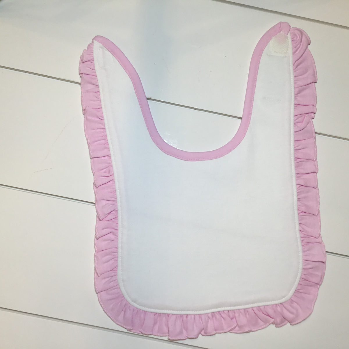 Girls Ruffle Bibs - EACH - Little Blanks, LLC