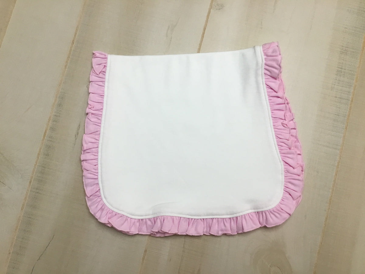 Large Blank Burp Cloths - Girls - Little Blanks, LLC