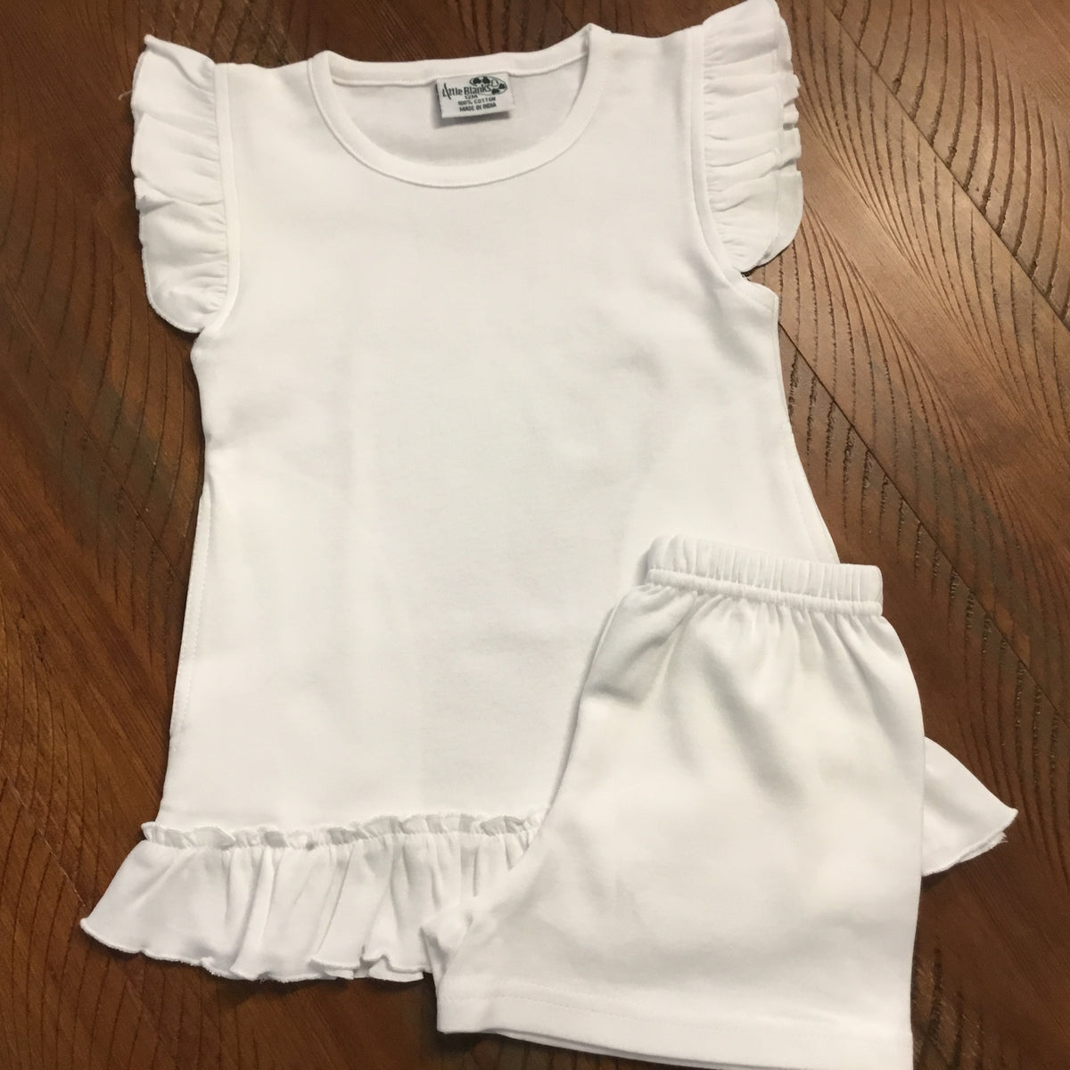 Girls Pocket Dress with Matching Shorts - New Arrival - Little Blanks