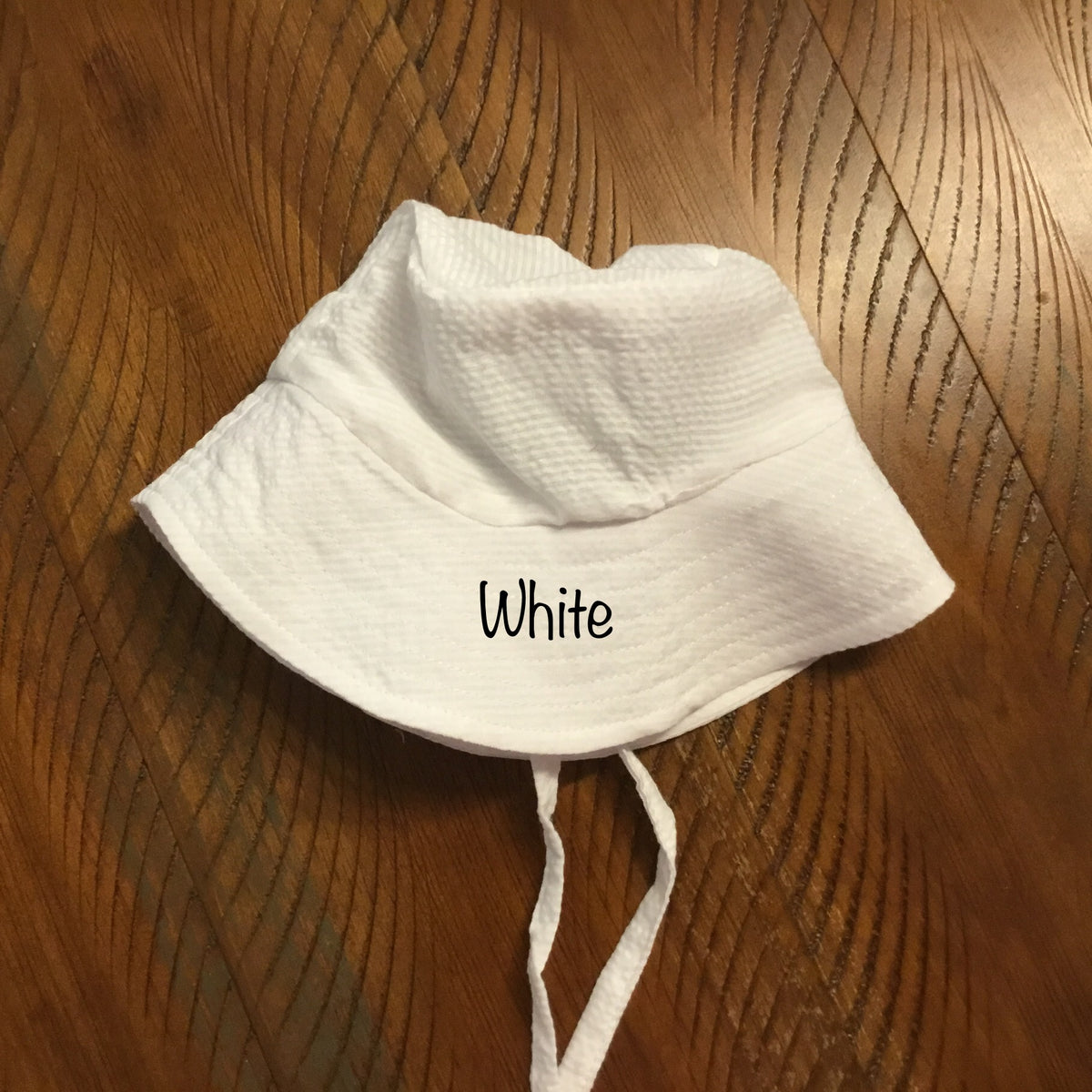 Seersucker Bucket Sun Hats - New Arrivals - Little Blanks