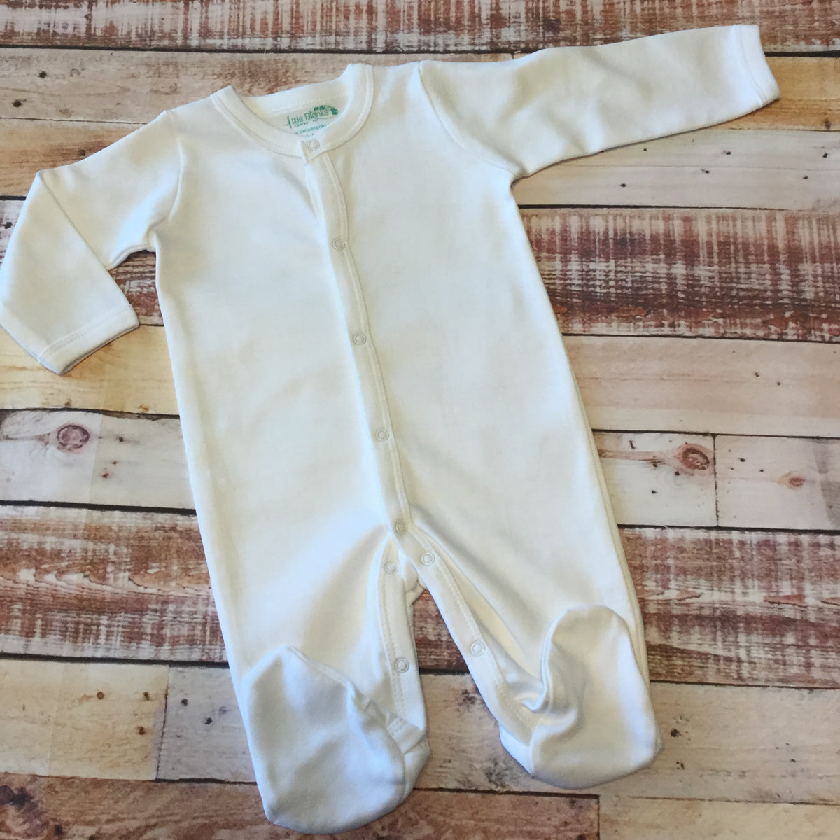 Solid Color Footies -Unisex - Little Blanks, LLC